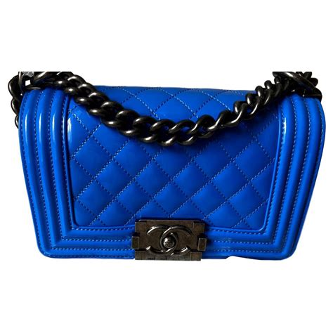 chanel boy bleu|blue Chanel boy bag.